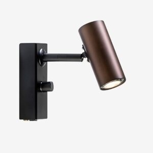 Belid – Vägglampa Cato enkel – Brun – Vägglampor – Från Homeroom