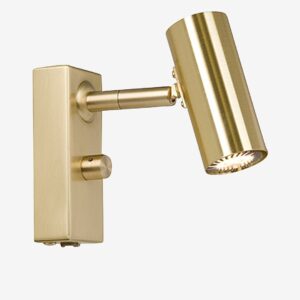 Belid – Vägglampa Cato enkel – Mässing – Vägglampor – Från Homeroom