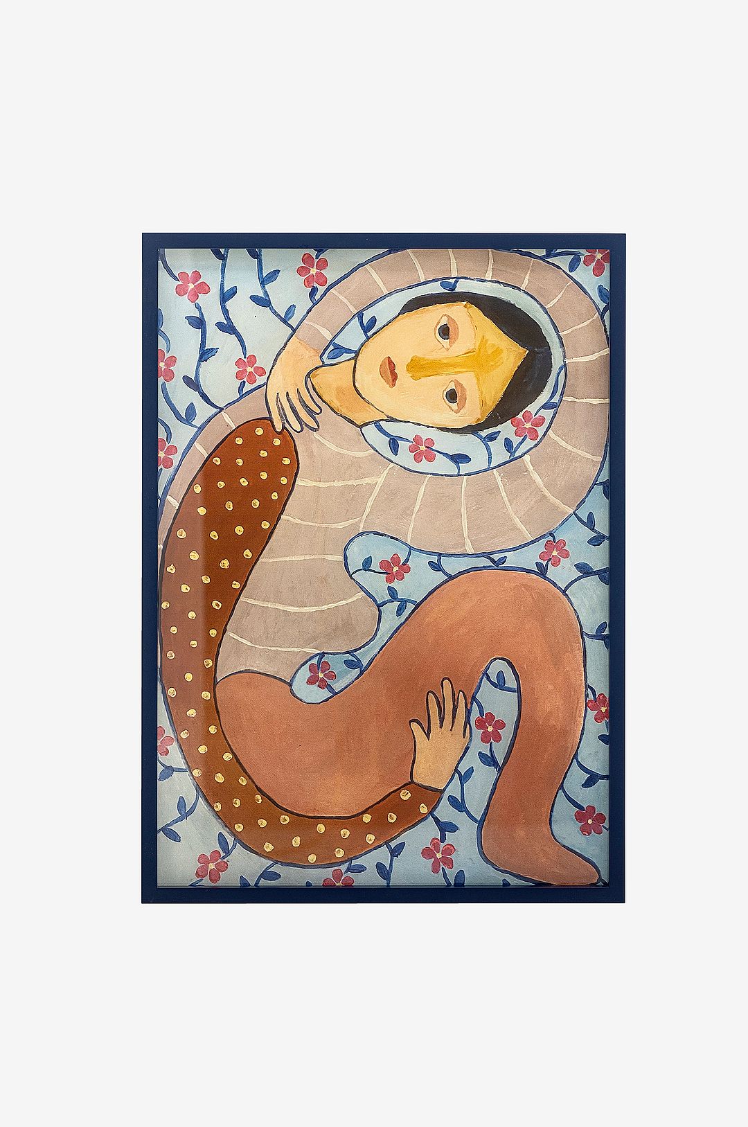 Bloomingville – Floriesta Illustration med ram – Flerfärgad – Tavlor – Från Homeroom