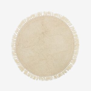 Bloomingville – Lenea Matta 110×110 – Beige – Ullmattor – Från Homeroom