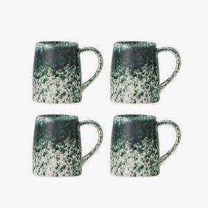 Bloomingville – Winnie Mugg, set om 4 – Grön – Koppar & muggar – Från Homeroom