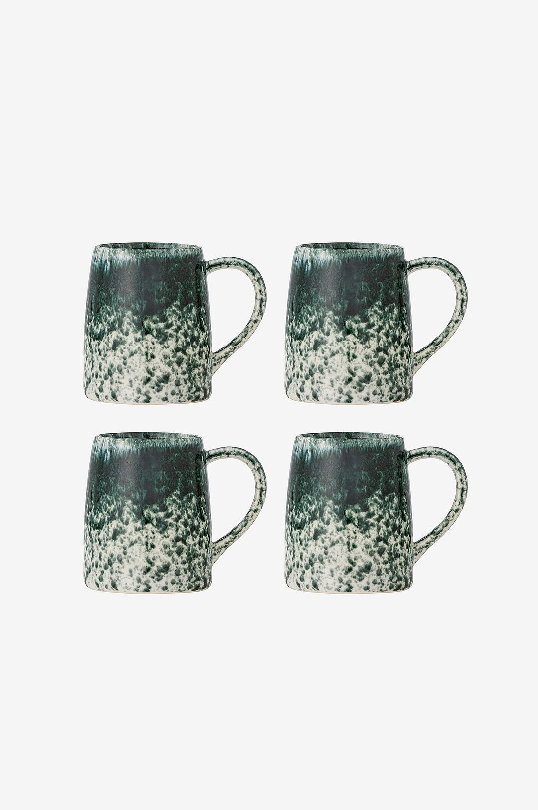 Bloomingville – Winnie Mugg, set om 4 – Grön – Koppar & muggar – Från Homeroom