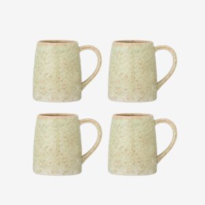 Bloomingville – Winnie Mugg, set om 4 – Grön – Koppar & muggar – Från Homeroom