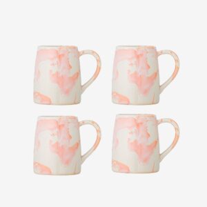 Bloomingville – Winnie Mugg, set om 4 – Rosa – Koppar & muggar – Från Homeroom