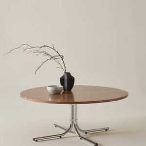 CHIPLEY soffbord ø 100 cm Valnöt