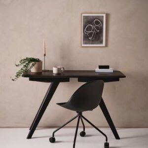 CONNECTICUT skrivbord 50×120 cm Svart