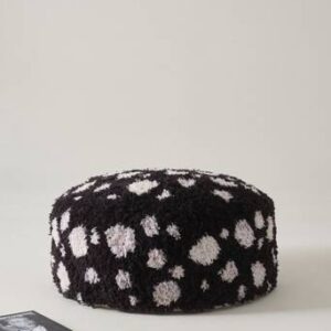 CORALLI puff Svart/Vit