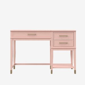 CosmoLiving by Cosmopolitan – Höj- och sänkbart bord Westerleigh – Rosa – Skrivbord – Från Homeroom