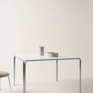 DAYTON matbord 120×120 cm Vit