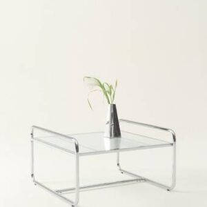 DOMINGO soffbord 80×80 cm Krom