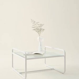 DOMINGO soffbord 80×80 cm Vit