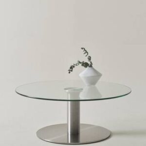 DORNO soffbord ø 90cm Klarglas