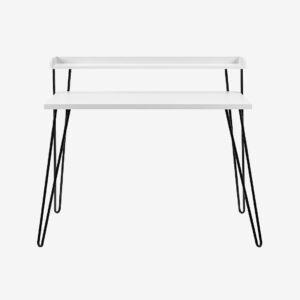 Dorel Home – Skrivbord Haven Retro – Vit – Skrivbord – Från Homeroom