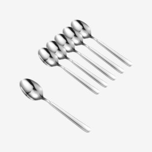 Dorre – Dessertsked 6-pack – Silver – Bestick – Från Homeroom