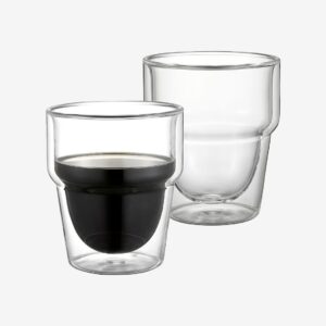 Dorre – Kaffemugg Kenya 2-pack – Transparent – Koppar & muggar – Från Homeroom