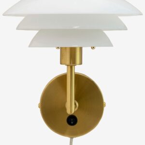 Dyberg Larsen – Vägglampa DL20 – Mässing – Vägglampor – Från Homeroom