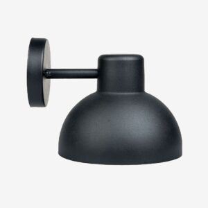 Dyberg Larsen – Vägglampa Hadsten utomhus – Svart – Fasadbelysning – Från Homeroom