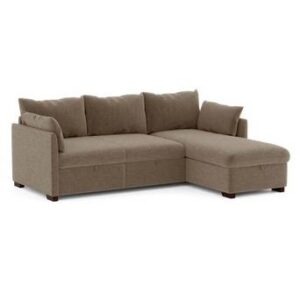FLAVIA bäddsoffa 3-sits med divan Karamel beige