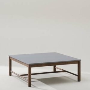 FONTHILL soffbord 100×100 cm Teak/Grå