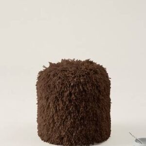 FUNTANA sittpuff ø 40 cm Chokladbrun