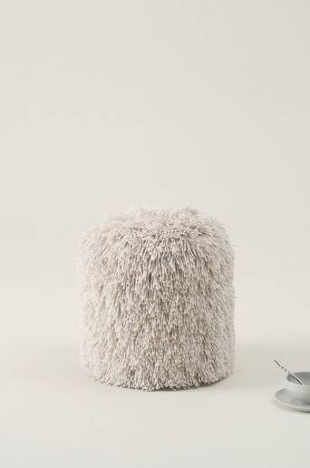 FUNTANA sittpuff ø 40 cm Naturvit