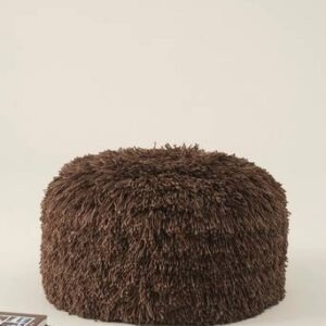 FUNTANA sittpuff ø 70 cm Chokladbrun