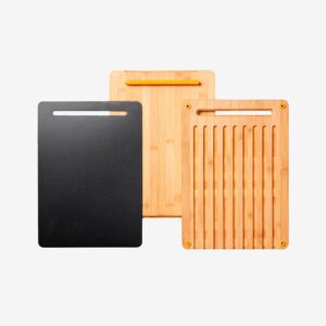 Fiskars – Skärbräda i bambu, 3 delar – Skärbrädor – Från Homeroom