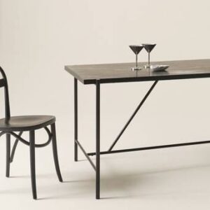 GALATINA matbord 90×180 cm Svart