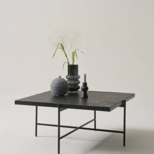 GALATINA soffbord 84×84 cm Svart