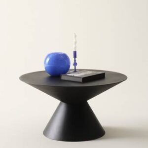 GAMPRIN soffbord ø 75 cm Svart