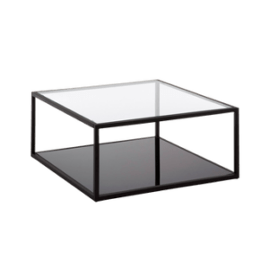 GREENHILL soffbord 80×80 cm Transparent