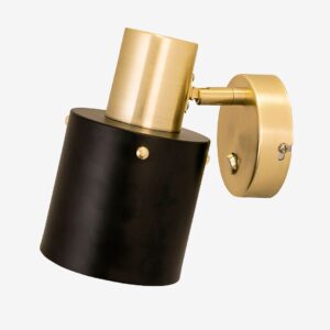 Globen Lighting – Vägglampa Clark 1 – Svart – Vägglampor – Från Homeroom