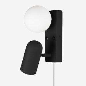 Globen Lighting – Vägglampa Doppio – Svart – Vägglampor – Från Homeroom