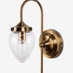 Globen Lighting – Vägglampa Juni IP44 Slipad – Transparent – Vägglampor – Från Homeroom