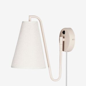 Globen Lighting – Vägglampa Lou Bouclé – Vit – Vägglampor – Från Homeroom