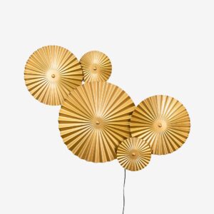 Globen Lighting – Vägglampa Omega – Mässing – Vägglampor – Från Homeroom