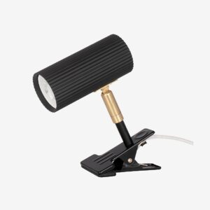 Globen Lighting – Vägglampa/Klämspot Hubble – Svart – Vägglampor – Från Homeroom