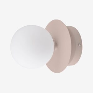 Globen Lighting – Vägglampa/taklampa Art Deco IP44 – Beige – Vägglampor – Från Homeroom