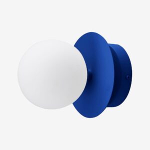 Globen Lighting – Vägglampa/taklampa Art Deco IP44 – Blå – Vägglampor – Från Homeroom