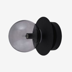 Globen Lighting – Vägglampa/Plafond Art Deco IP44 – Grå – Vägglampor – Från Homeroom