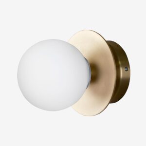 Globen Lighting – Vägglampa/Plafond Art Deco IP44 – Vit – Vägglampor – Från Homeroom