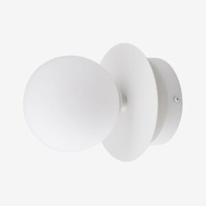 Globen Lighting – Vägglampa/Plafond Art Deco IP44 – Vit – Vägglampor – Från Homeroom