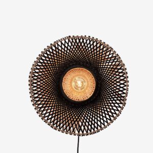 Good&Mojo – Vägglampa omvänd Kalimantan 40×12 cm – Flerfärgad – Vägglampor – Från Homeroom