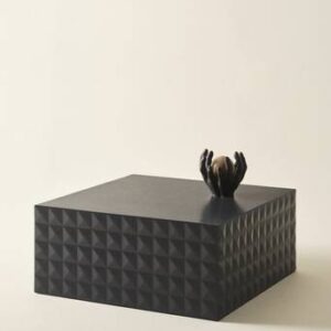 HAGA soffbord 80×80 cm Svart