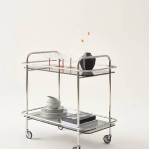 HIRO serveringsvagn Krom