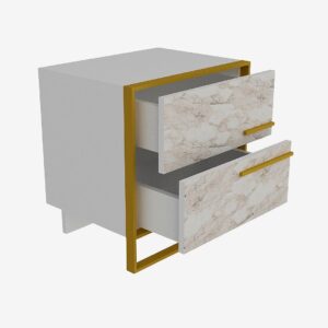 Hanah Home – Sängbord – Vit – Sängbord – Från Homeroom