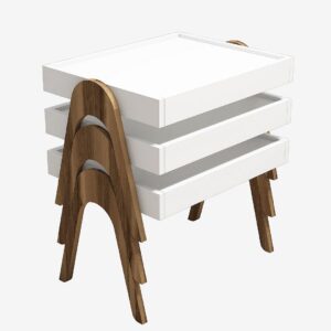 Hanah Home – Satsbord Roma – Brun – Småbord – Från Homeroom