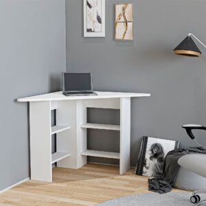 Hanah Home – Skrivbord Corner – Vit – Skrivbord – Från Homeroom