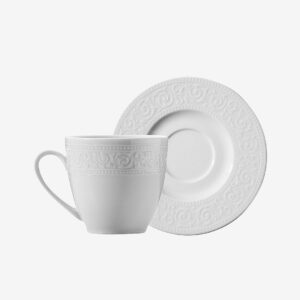 Hermia – Set med kaffekoppar (12 delar) – Vit – Koppar & muggar – Från Homeroom