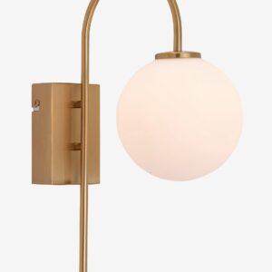 Herstal – Vägglampa 1 a Ballon – Mässing – Vägglampor – Från Homeroom